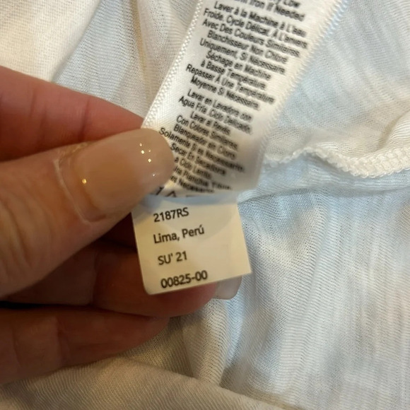 Nation LTD - Raina Balloon Sleeve One Shoulder Tee in white - Picture 9 of 11